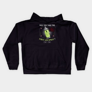 First Aid Spray Kids Hoodie